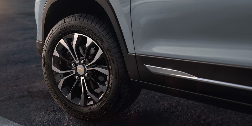 Rines de aluminio de 16 pulgadas en acabado bitono para tu nueva camioneta pequeña, Chevrolet Groove 2025